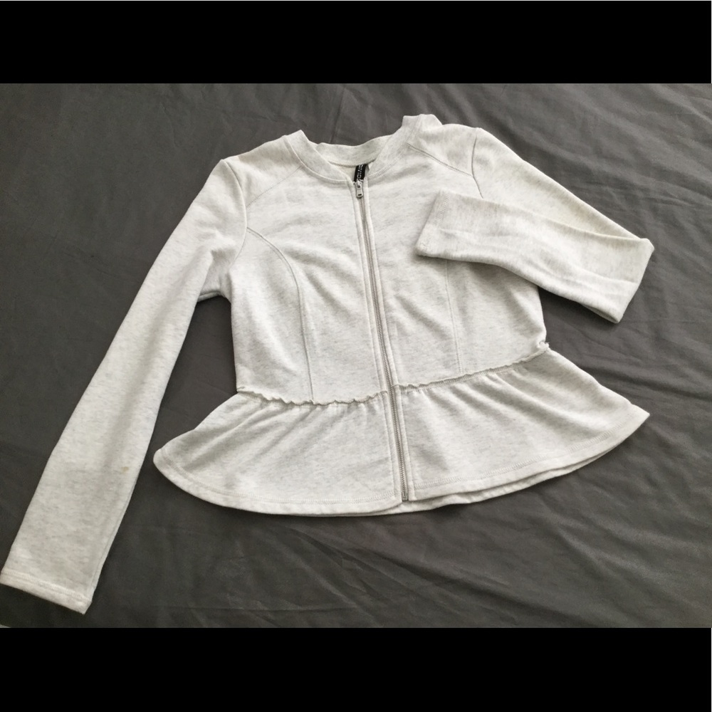 Sweat shirt jacket